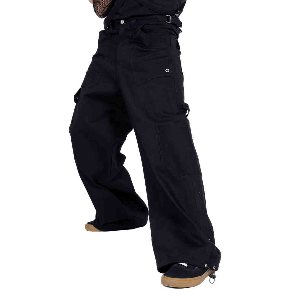 Poizen Industries - Marcelo Pantalon large - Noir